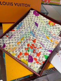 2020 louis vuitton top quality cashmere scarf L405 white