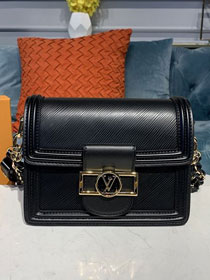 2020 Louis vuitton original epi leather mini dauphine M90499 black