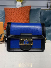 2020 Louis vuitton original epi leather mini dauphine M90499 blue