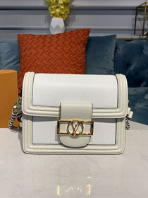 2020 Louis vuitton original epi leather mini dauphine M90499 white