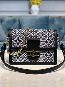 2020 Louis vuitton original monogram dauphine mm M57213 black