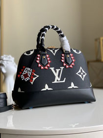 2020 Louis vuitton original monogram giant calfskin alma PM M45380 black