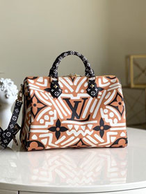 2020 Louis vuitton original monogram giant canvas speedy 30 M44572 caramel
