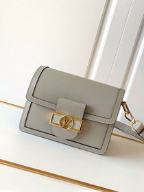 2020 Louis vuitton original smooth calfskin mini dauphine m55836 grey