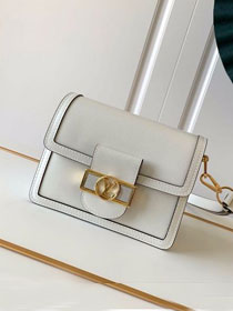 2020 Louis vuitton original smooth calfskin mini dauphine m55836 white