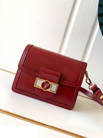 2020 Louis vuitton original smooth calfskin mini dauphine m55837 bordeaux