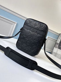 2020 louis vuitton original calfskin danube slim bag M44972 black