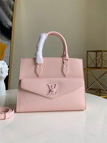 2020 louis vuitton original calfskin lockme tote pm M55819 pink