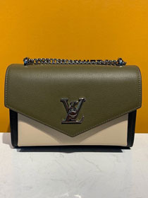 2020 louis vuitton original calfskin mylockme bb bag M55522 laurier green