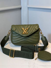 2020 louis vuitton original calfskin new wave bag M56465 green