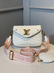 2020 louis vuitton original calfskin new wave bag M56466 white