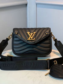 2020 louis vuitton original calfskin new wave bag M56467 black
