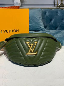 2020 louis vuitton original calfskin new wave bumbag bag M55528 khaki