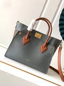 2020 louis vuitton original calfskin on my side tote bag M56550 etain