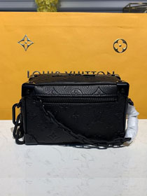 2020 louis vuitton original calfskin runway soft trunk M44480 black