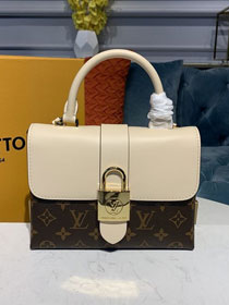 2020 louis vuitton original calfskin&monogram locky bb M44653 beige