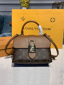 2020 louis vuitton original calfskin&monogram locky bb M44654 brown