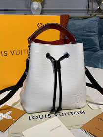 2020 louis vuitton original epi leather neonoe BB M55556 white