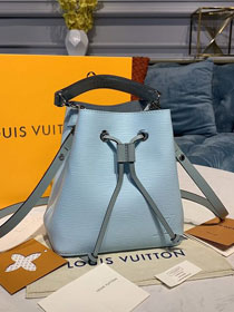 2020 louis vuitton original epi leather neonoe BB M56212 light blue