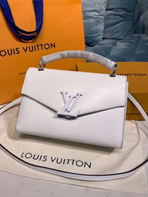 2020 louis vuitton original epi leather pochette grenelle handbag M55978 white