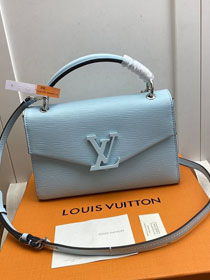 2020 louis vuitton original epi leather pochette grenelle handbag M55981 blue