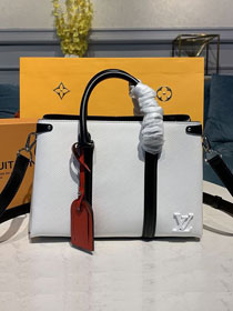 2020 louis vuitton original epi leather soufflot BB handbag M55616 white