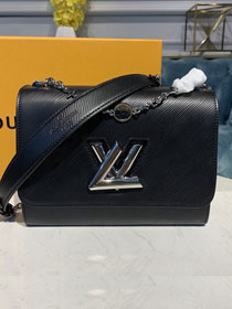 2020 louis vuitton original epi leather twist mm M55411 black