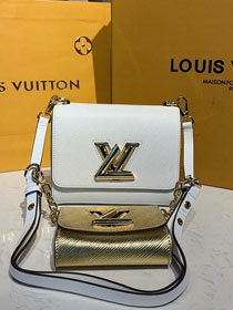 2020 louis vuitton original epi leather twist pm M50280 white
