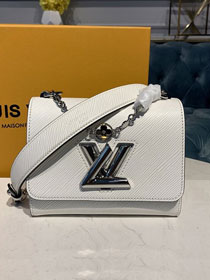 2020 louis vuitton original epi leather twist pm M55412 white