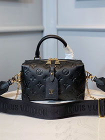 2020 louis vuitton original monogram calfskin top handle bag M56319 black