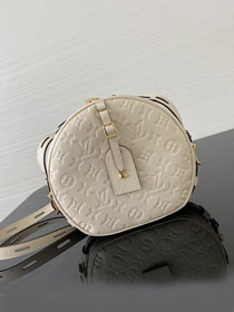 2020 louis vuitton original monogram calskin boite chapeau souple M45167 white