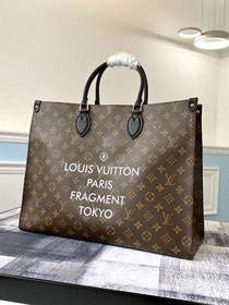 2020 louis vuitton original monogram canvas onthego tote bag gm M44576