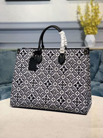 2021 louis vuitton original since 1854 textile onthego tote bag gm m57207 grey