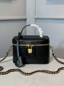 2020 louis vuitton original monogram canvas small nice vanity M44986 black
