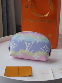 2020 louis vuitton original monogram cosmetic pouch M69139 pastel