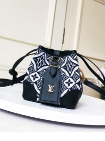 2020 louis vuitton original monogram mini bucket bag M69973 black