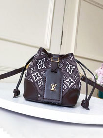2020 louis vuitton original monogram mini bucket bag M69975 coffee