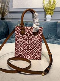 2020 louis vuitton original monogram onthego mini bag m69848 bordeaux