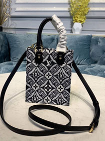 2020 louis vuitton original monogram onthego mini bag m69849 black