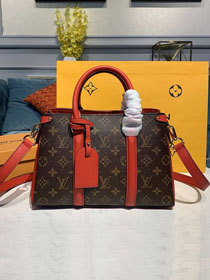 2020 louis vuitton original monogram soufflot handbag BB M44818 red