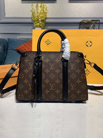 2020 louis vuitton original monogram soufflot handbag BB M44898 black