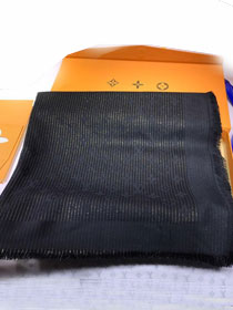 2020 louis vuitton top quality cashmere scarf L419 black