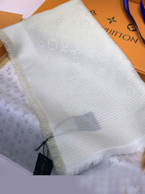 2020 louis vuitton top quality cashmere scarf L419 white