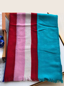 2020 louis vuitton top quality cashmere scarf L420 blue