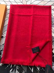 2020 louis vuitton top quality cashmere scarf L424 red