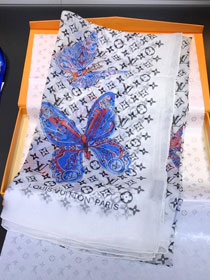 2020 louis vuitton top quality cashmere scarf L434 white