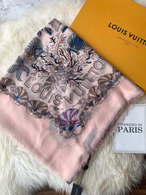 2020 louis vuitton top quality cashmere scarf L447 pink