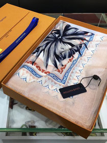 2020 louis vuitton top quality cashmere scarf L450 pink