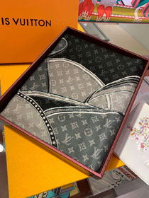2020 louis vuitton top quality cashmere scarf L453 grey
