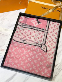 2020 louis vuitton top quality cashmere scarf L464 pink